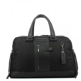 Duffel bag with shoe compartment Brief-NERO-UN