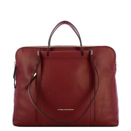 Piquadro Circle 15" Bordeaux Laptop Briefcase - 1