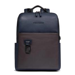 Piquadro Zaino Porta PC 15.6" Harper Blu Testa Di Moro - 1