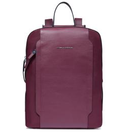 Piquadro Lyra Bordeaux 14" Laptop Backpack - 1