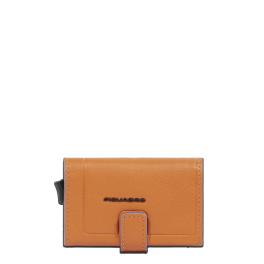Piquadro Porta Carte in metallo Atlas Arancione - 1