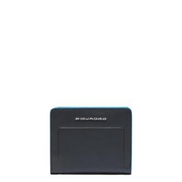 Piquadro Portafoglio Piccolo Blue Square Nero - 1