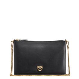 Pinko Pochette Flat Classic Nero Antique Gold - 1