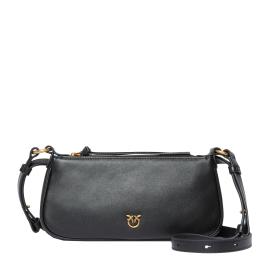 Pinko Borsa a tracolla Mini Half Moon Nero Antique Gold - 1