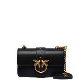 Pinko Mini Borsa a tracolla Love One Nero Antique Gold - 1